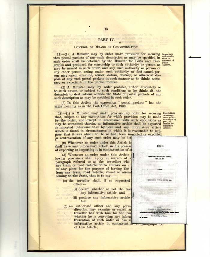 Emergency Powers Order 1939